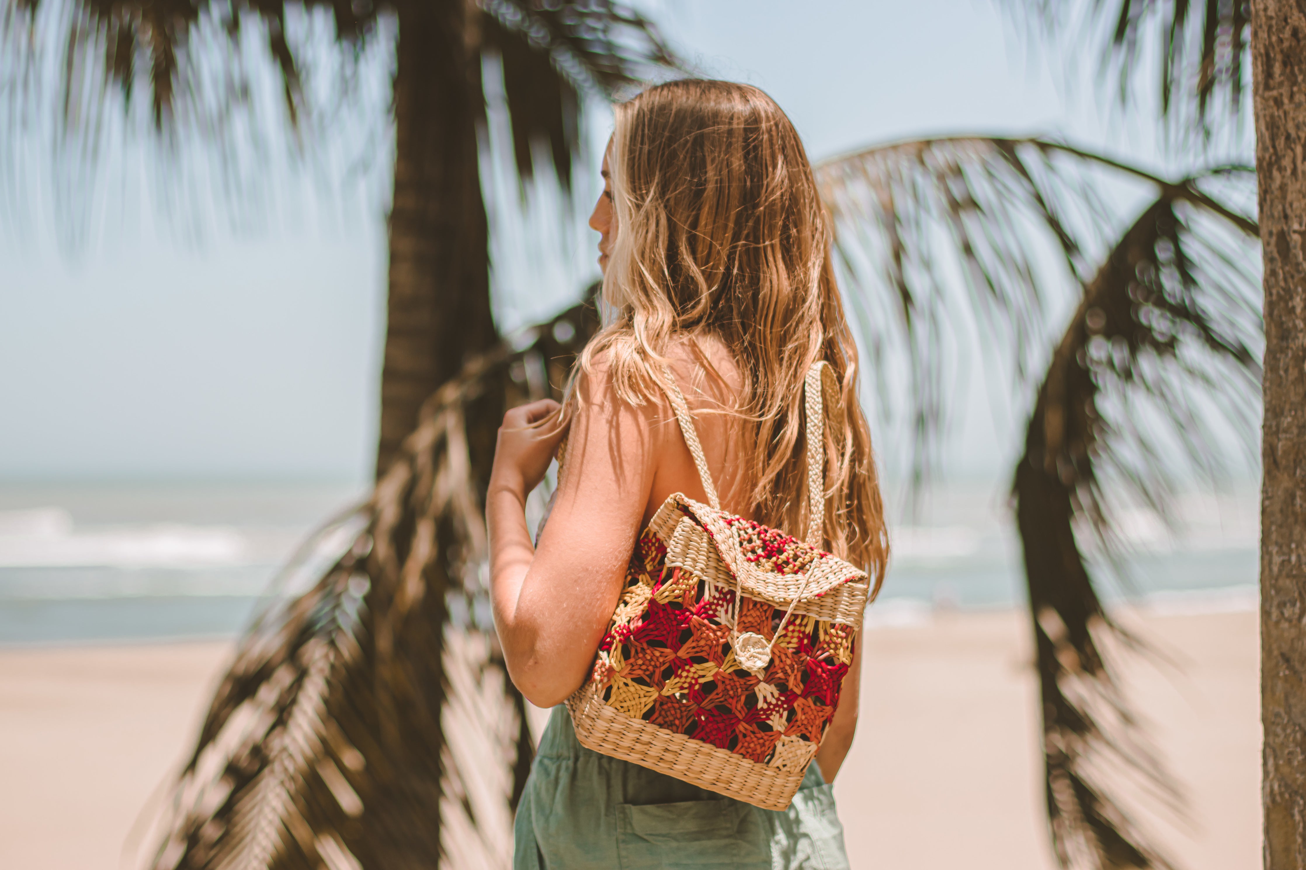 FIRE - STRAW BAG