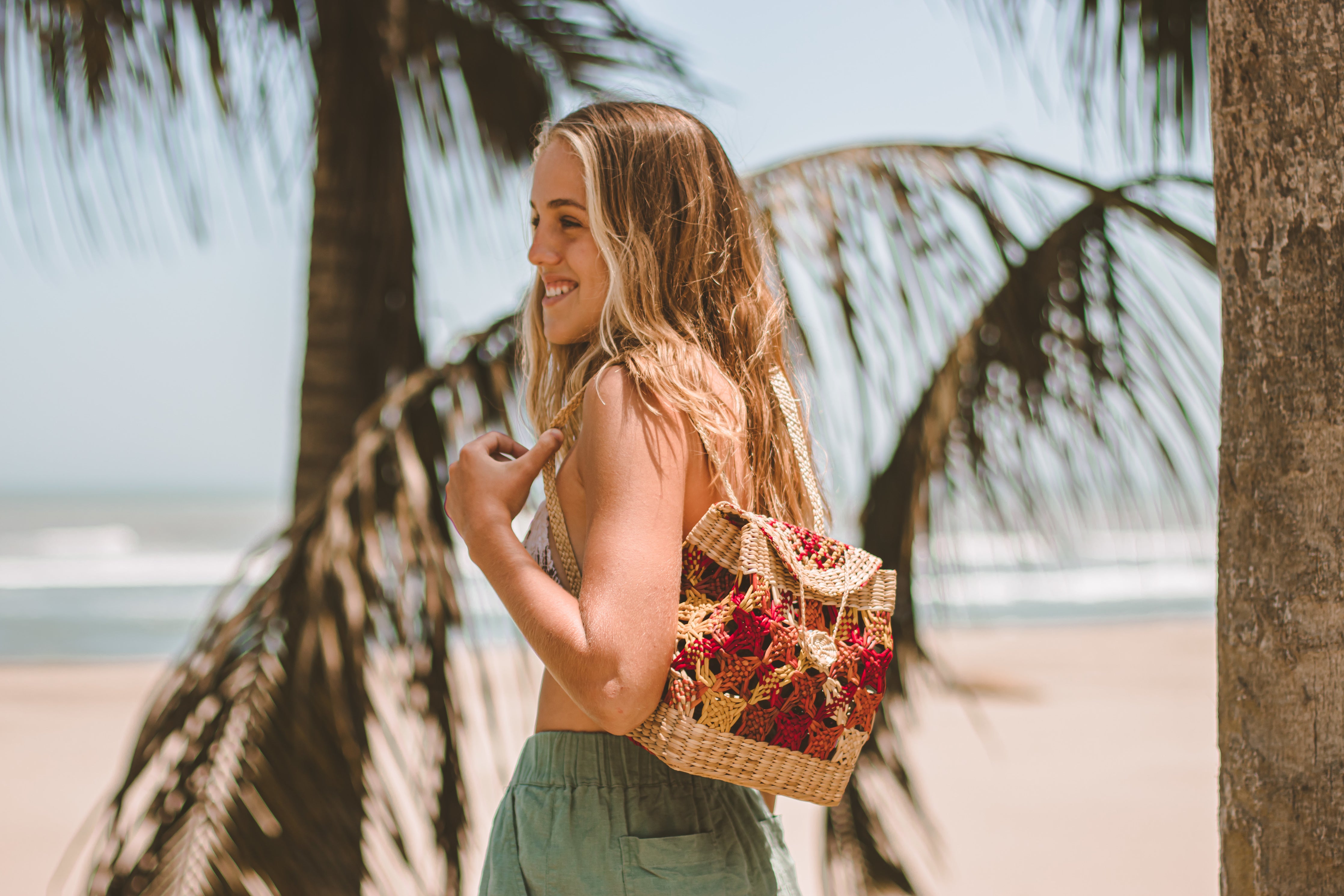 FIRE - STRAW BAG
